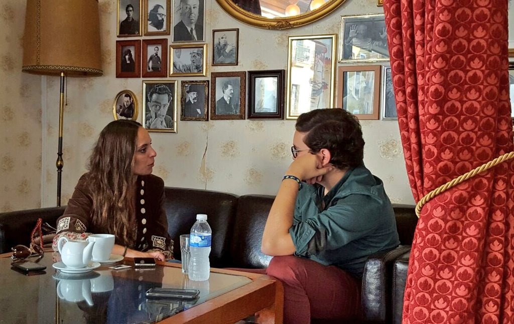 Mi charla en <a href="/LaEstraza/">TabernaLaEstraza</a> con La Chocolata la podrás leer pronto en <a href="/8pistas/">8pistas</a>. Y con fotos de @Nurisdelmundo. #Flamenco