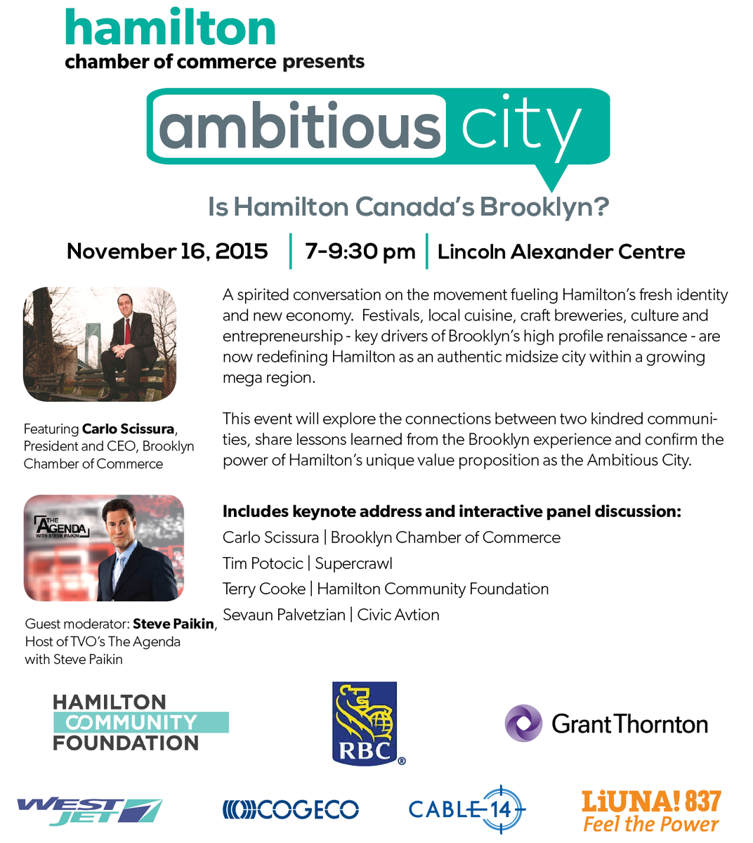 McMasterEE's tweet photo. Attending Ambitious City tonight? Write a reflection&amp;we'll reimburse! Details from exp.ed@mcmaster.ca @GESSMcMaster https://t.co/DSfiF9Nr6A