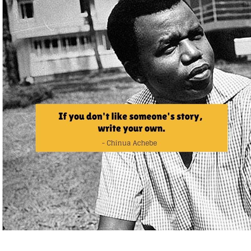 Happy birthday Prof Chinua Achebe. 