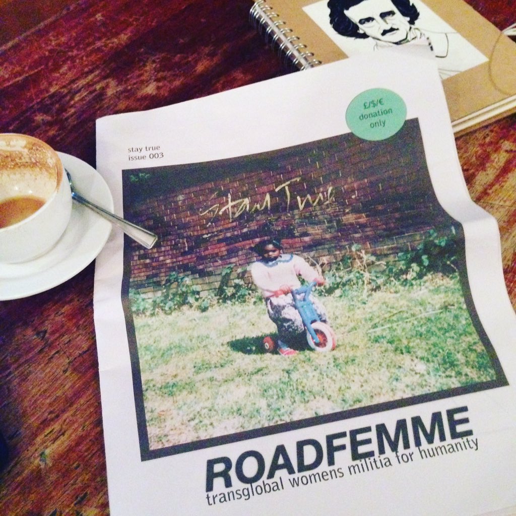 LitFriction's tweet photo. Today we are getting hopped up on cappuccinos and ⚡️word magic⚡️ thanks to #ROADFEMME @SwanzyDotBiz https://t.co/ThoMRAOTWp