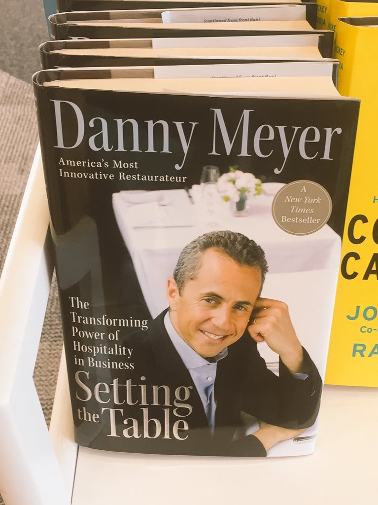 Love seeing @dhmeyer #SettingTheTable @ContainerStore! #spreadthelove #hospitalityforall must read for everyone!
