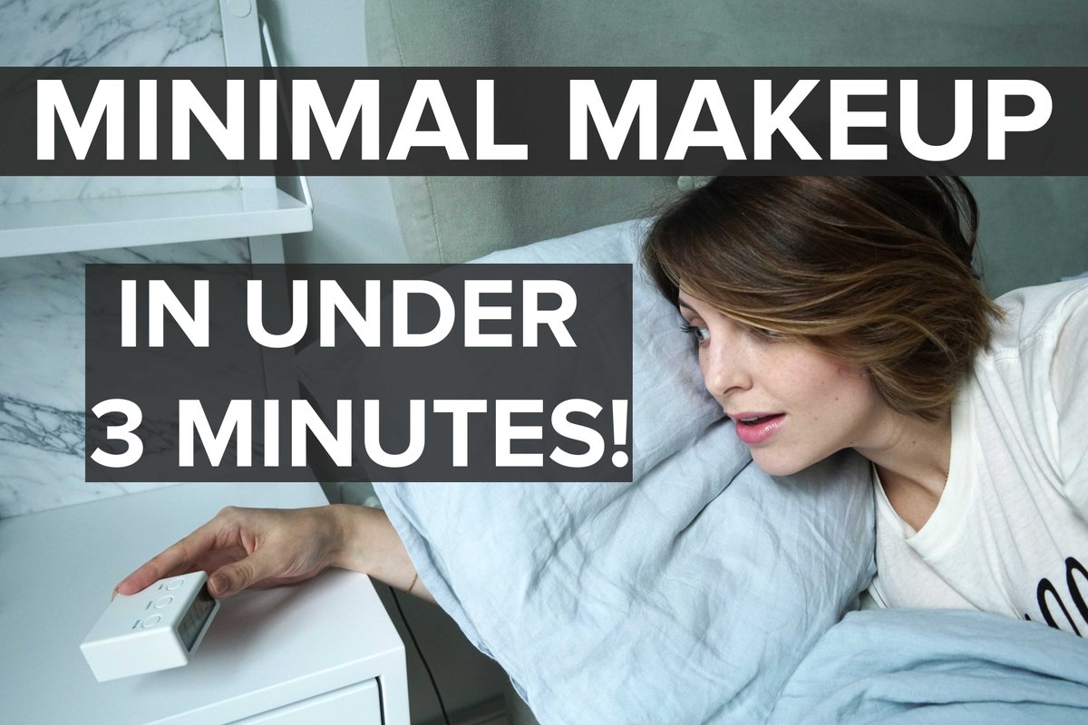 NEW VIDEO! Minimal makeup in under 3 minutes? THIS IS WHAT I'M TALKIN' ABOUT! youtu.be/CJjZ4wctUak