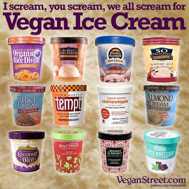 veganfuture's tweet photo. Vegan ice cream https://t.co/tbwabfPILt