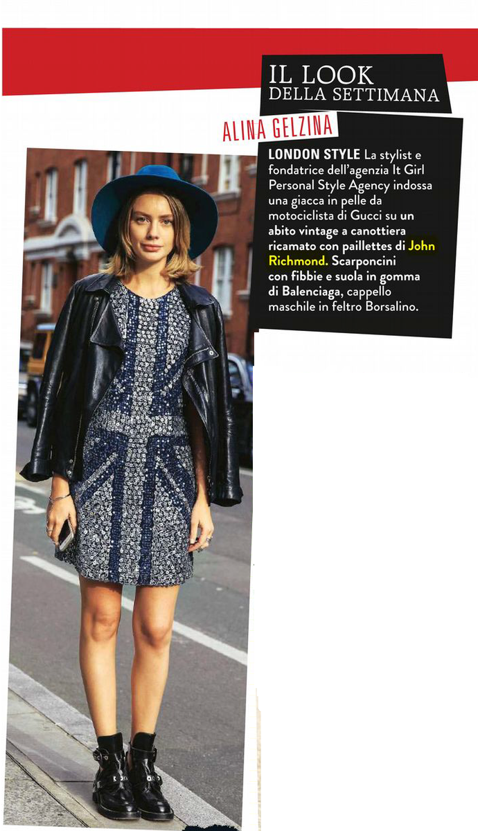 #alinagelzina #lookoftheweek #grazia #londonfashionweek #itgirl #vintage #Dress