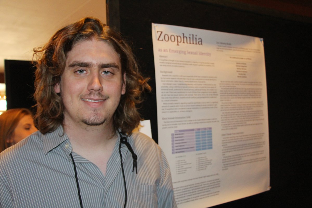 Vaseylab's tweet photo. Very interesting research by Taylor White at #SSSS2015 on zoophilia as a sexual orientation. https://t.co/ism1ydybpW