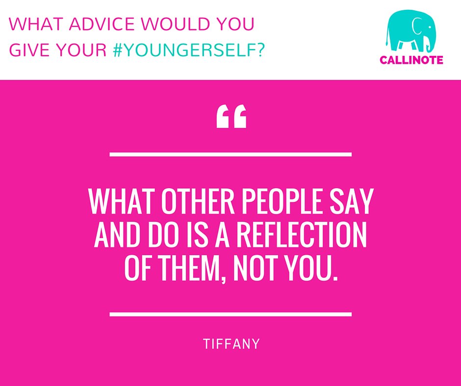 Callinote's tweet image. Think back to when you were 9. What would you tell your #youngerself? bit.ly/cn000