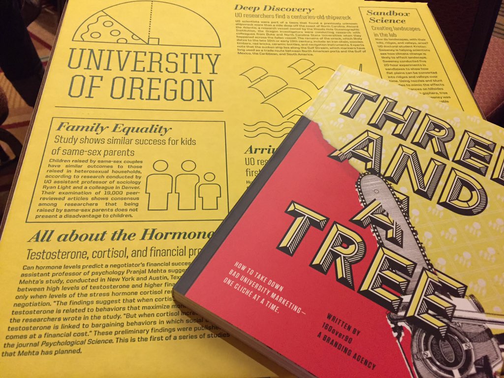 Awesome pizza box marketing piece with book giveaway. Ready to take a bite! #AMAHigherEd #goducks