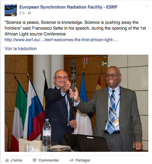 AfSynchrotron's tweet photo. #AfricaRising #AfricanLightsource https://t.co/TVz3KspKFF