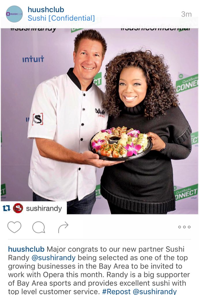 HuushClub's tweet photo. We are excited to announce that we have formed a partnership with Randy Sushi at Sushi Confidential. #huushclub https://t.co/5eQrtbX2Rg