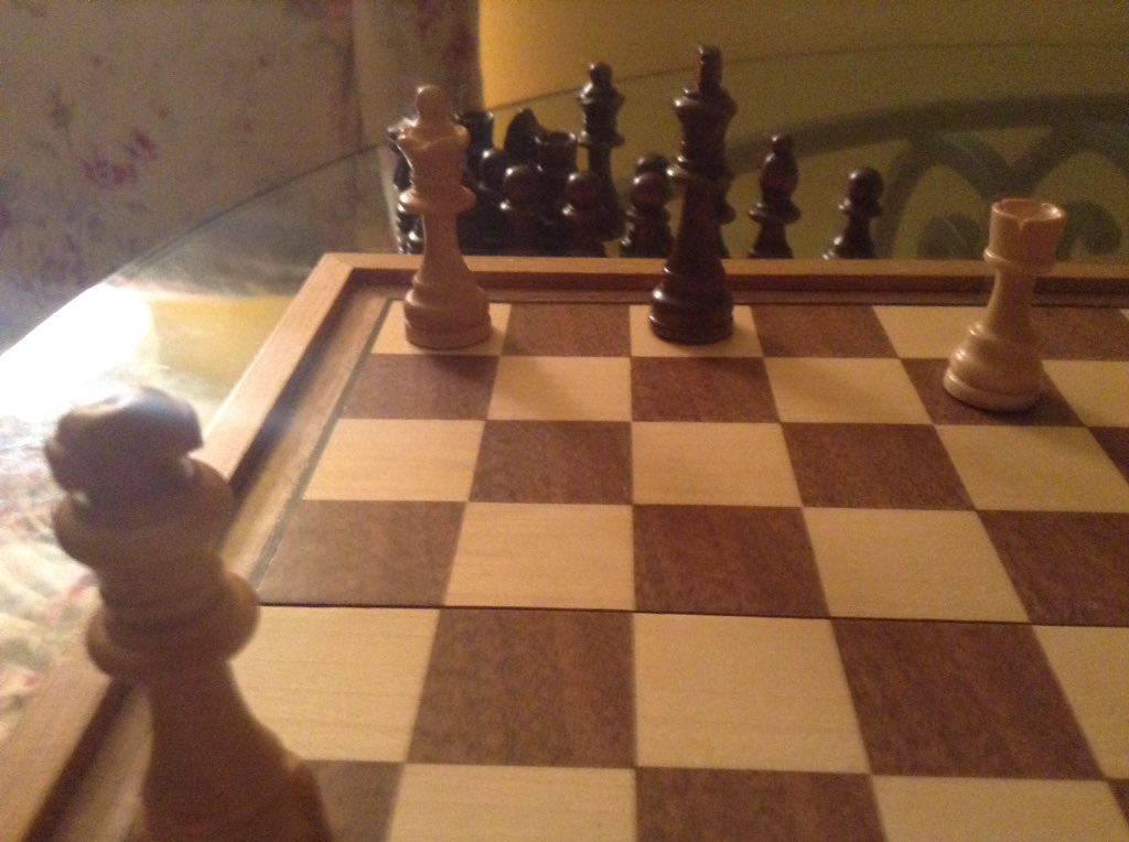 FionaRoseRolls's tweet photo. Elle's first Checkmate #Congrats #GoElle #Chess4Ever https://t.co/P61JxEZoe0