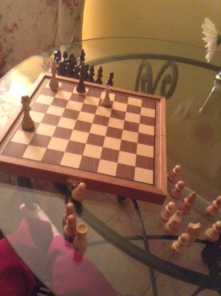 FionaRoseRolls's tweet photo. Elle's first Checkmate #Congrats #GoElle #Chess4Ever https://t.co/P61JxEZoe0