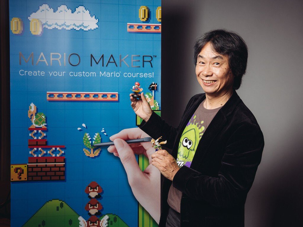 I want to wish Shigeru Miyamoto a really happy birthday! 