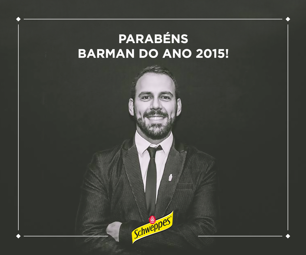 Carlos Santiago, barman do Pub Bonaparte, foi vencedor do Fórum Barman do Ano na Super Final! Parabéns. #barmandoano