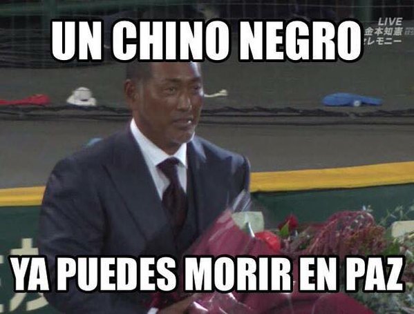 Coño, un chino Negro JAJAJAJAJAJA