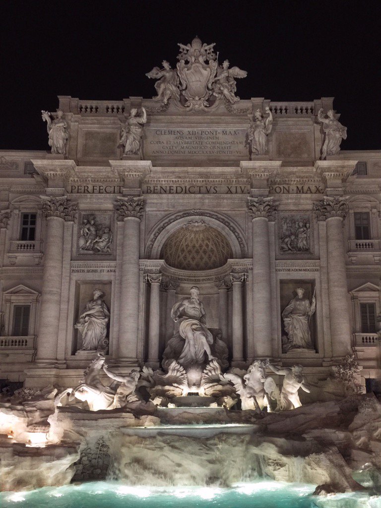 Buonanotte con la grande bellezza dell'arte a #roma ❤️