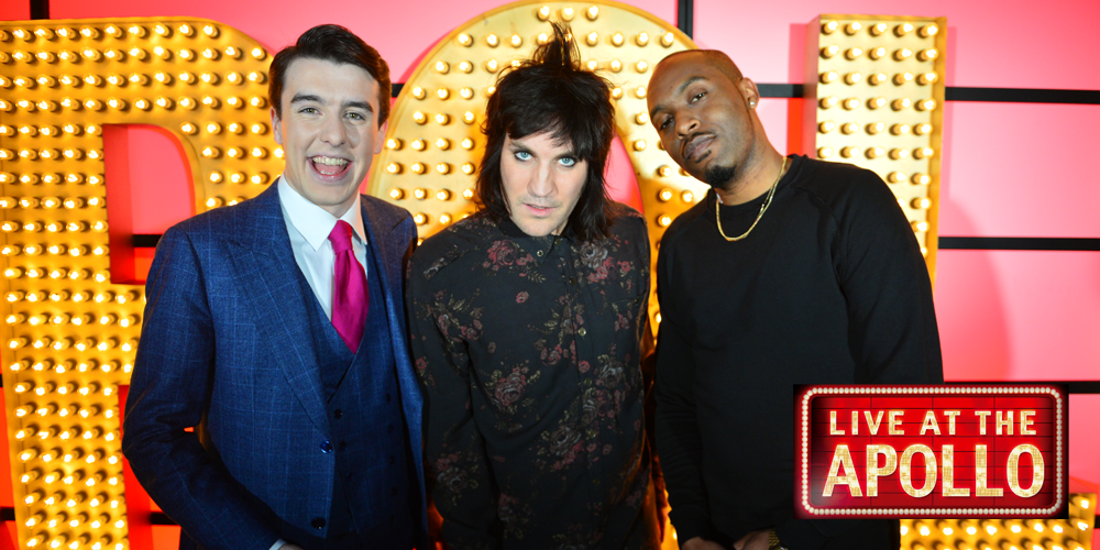 OpenMike_TV's tweet photo. Don't miss next week's all new #LiveattheApollo: @noelfielding11 @TheAlPorter &amp; @DaneBaptweets. Monday 10pm @BBCTwo https://t.co/fP5kDFhSao