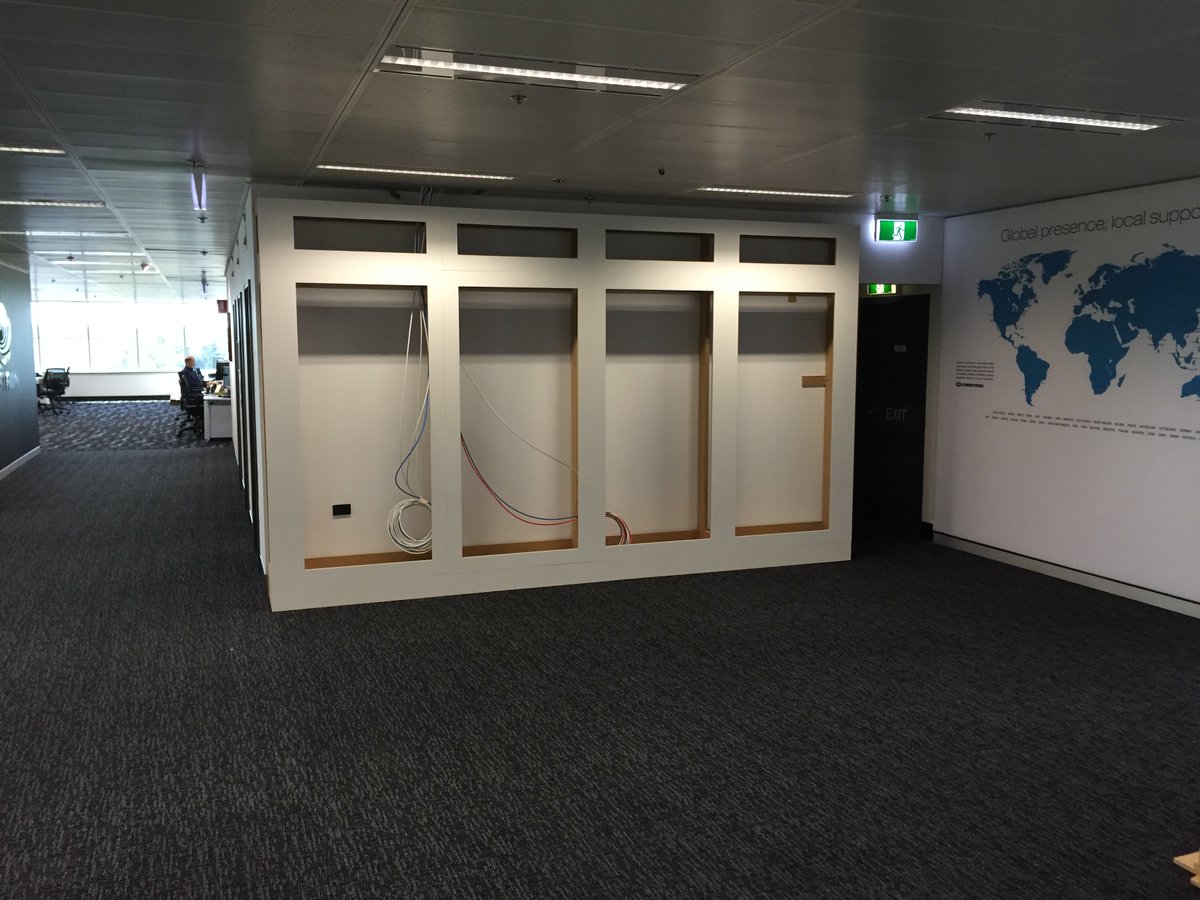 The new #CANZExperienceCentre is coming along nicely.  Check out the progress shots #AVFramework #literally