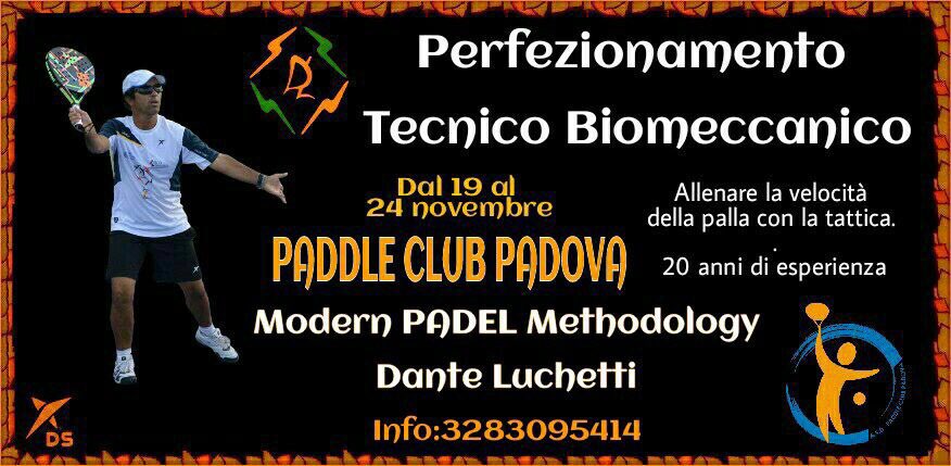 ClubPaddle's tweet image. È una nuova clinic con Dante Luchetti al #Paddle club Padova!!!!