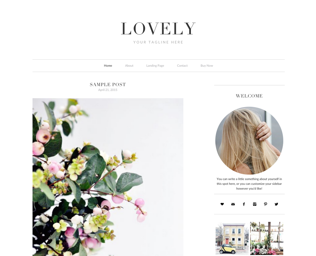 CreativeMarket's tweet photo. Minimal. Chic. Lovely. This stylish Wordpress theme is available in our #NovemberBigBundle! https://t.co/cNL3UEWpOJ https://t.co/RfSMMiK3VD