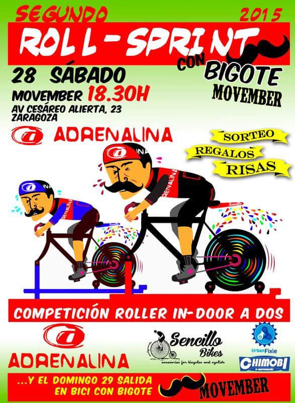 2° RollerSprint  ¿Te atreves? <a href="/MovemberES/">MovemberES</a>  <a href="/chimobikes/">Chimobi SL</a> <a href="/adrenalinautebo/">Adrenalina Bikes</a> #sencillobikes #guardabarros #bigote #zgza