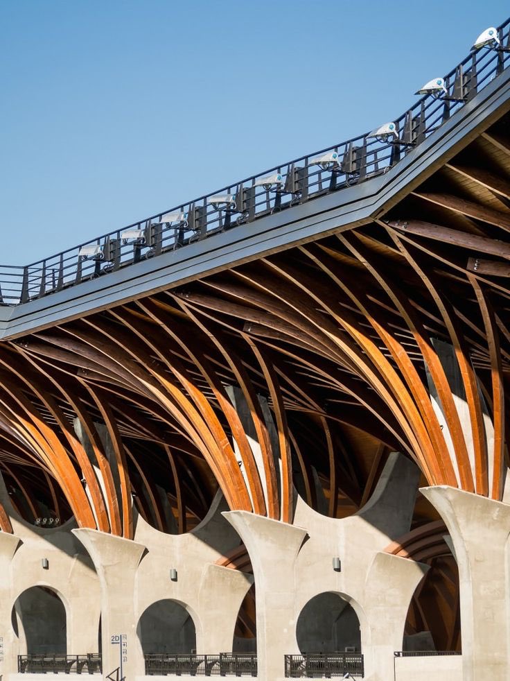 Skalunas's tweet photo. Stadium Pancho Arena #FELCSUT #Hungary #slateroof #architecture https://t.co/LaHnPc0jsr