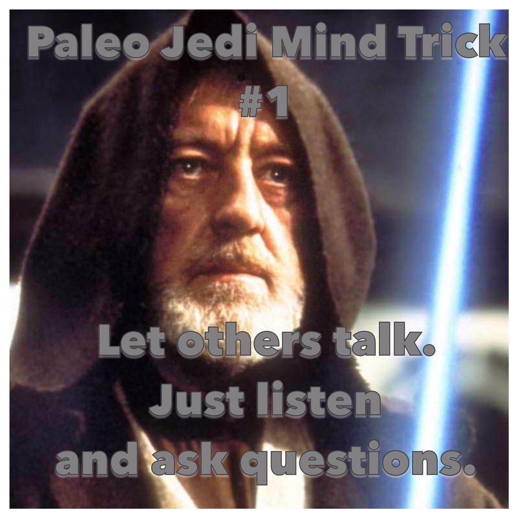 Paleotao's tweet image. The Force is strong in this one. #Paleo #paleojedi #StarWars #strongmind #feel #paleotao #justlisten
