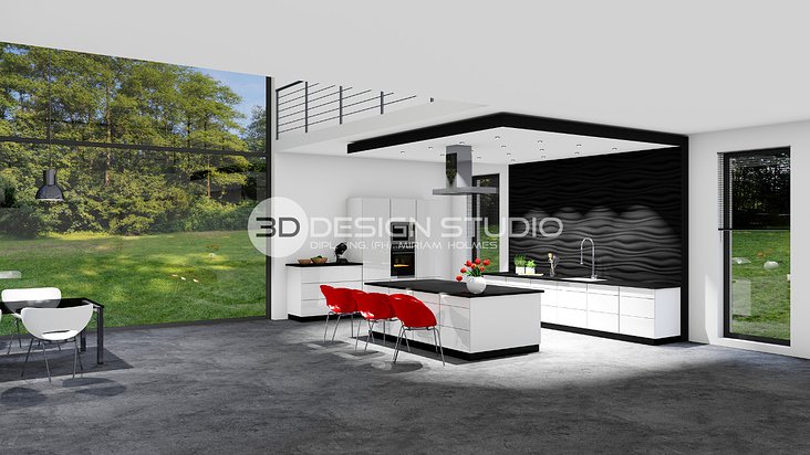 dasauge_de's tweet photo. Portfolio: „Küche – black & white“ von 3D Design Studio #3DDesignStudio → https://t.co/2ygykTNMS9 https://t.co/JKlnXOJU4G