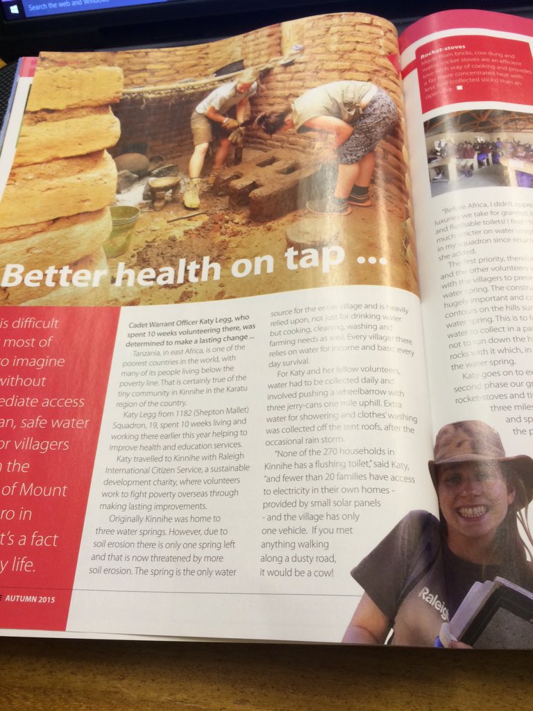 1032DF's tweet image. Great to see @1182SqnATC CWO Legg's adventures in the latest @aircadets Magazine. Well done Katy! #challengeyourself