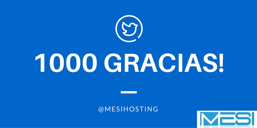 Llegamos a los mil seguidores y seguimos creciendo! Muchas gracias por acompañarnos!