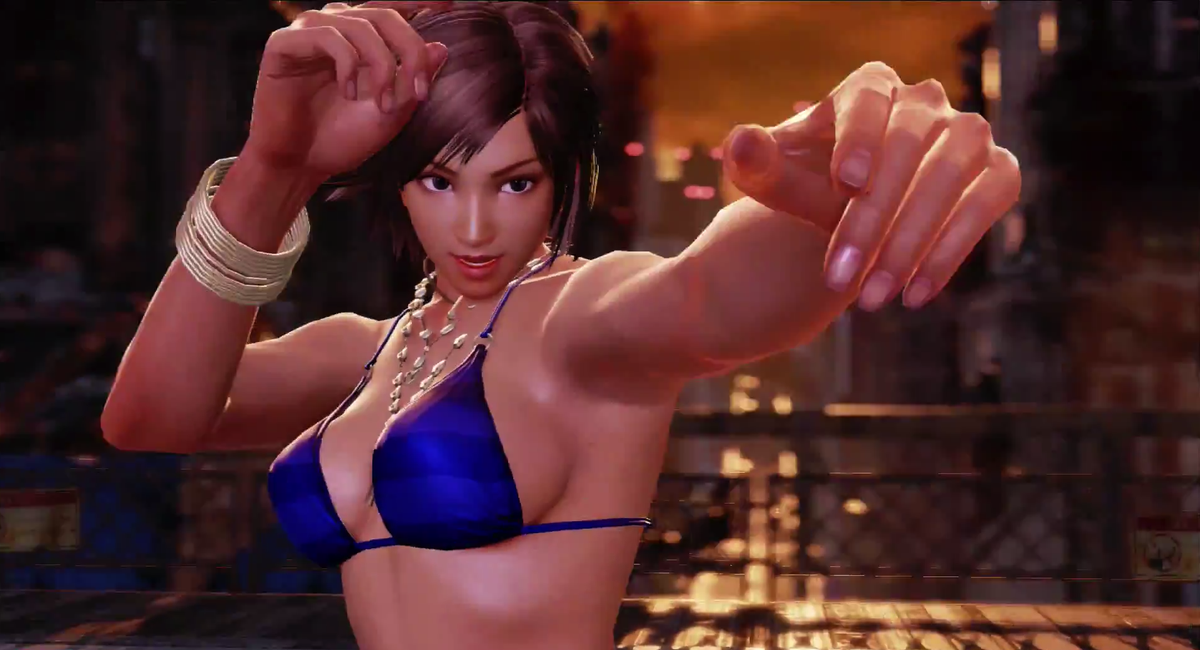Asuka Kazama is getting ready for her all poses compilation video