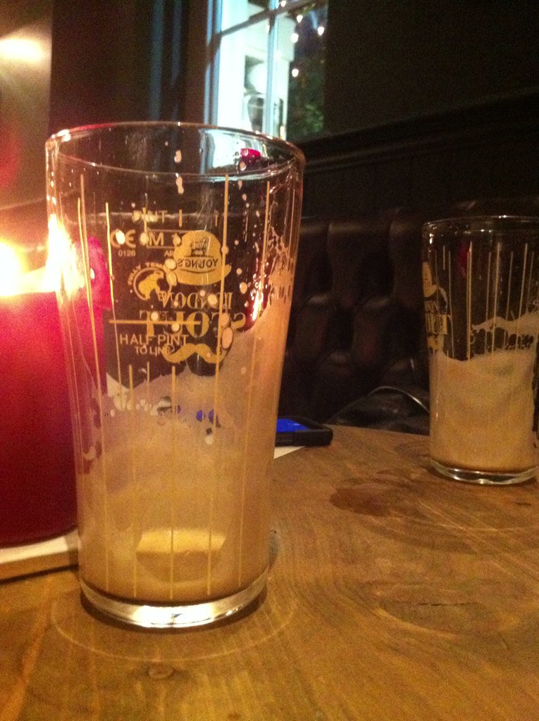 Good to see a mate on Monday <a href="/mradamob/">Adam O'Brien</a> cheers to that!