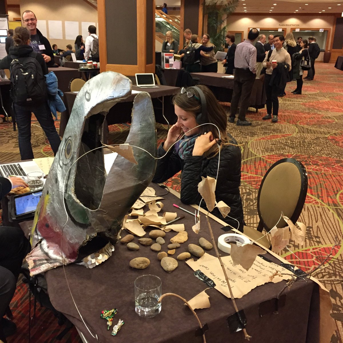 technodowser's tweet photo. @papercoho Here are  photos of you / @upuplookout hearing #STS troubles at #4S2015. https://t.co/zBE1lm0wgW