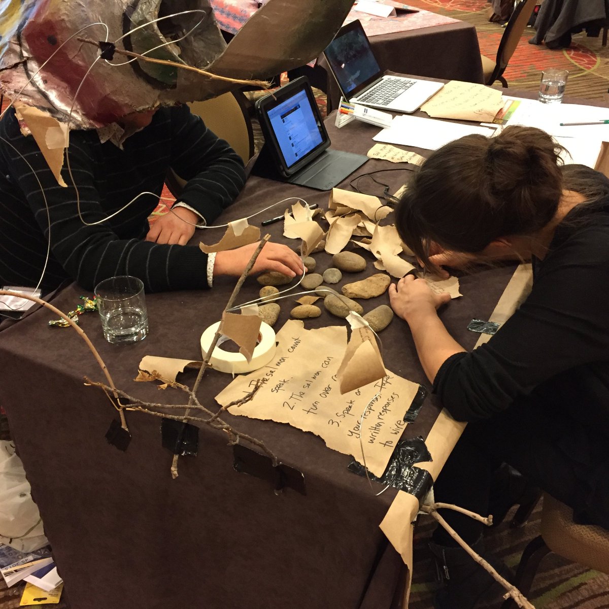 technodowser's tweet photo. @papercoho Here are  photos of you / @upuplookout hearing #STS troubles at #4S2015. https://t.co/zBE1lm0wgW
