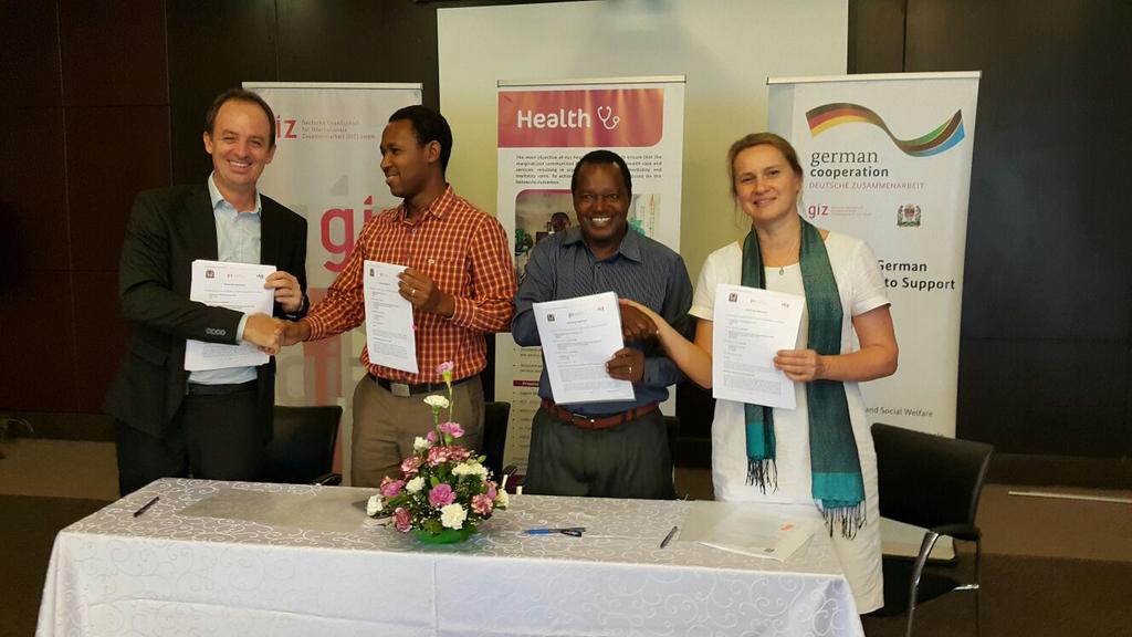 Signing of new cooperation agreement with Lindi health office and <a href="/giz_gmbh/">GIZ</a> to reduce mother and child mortality