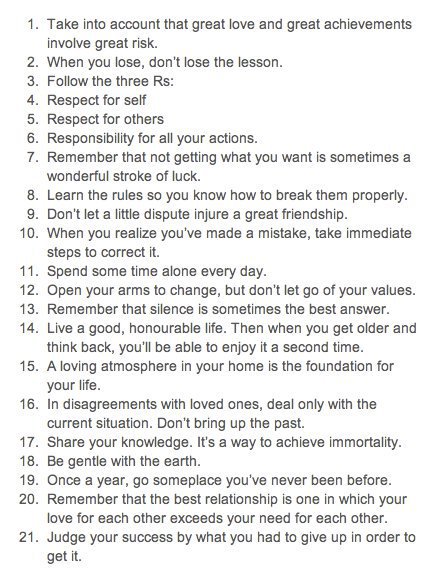 wunder_haus's tweet photo. The @DalaiLama 18 rules for life. #loveistheanswer https://t.co/k9C6zvi9BH