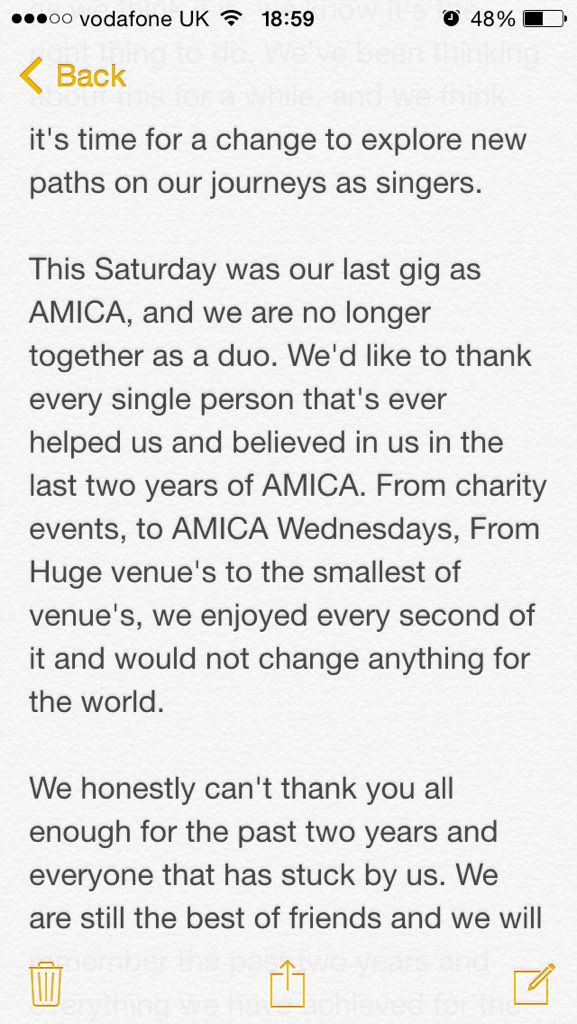 OfficialAmica's tweet photo. Announcement.. https://t.co/y4o98bHWFP