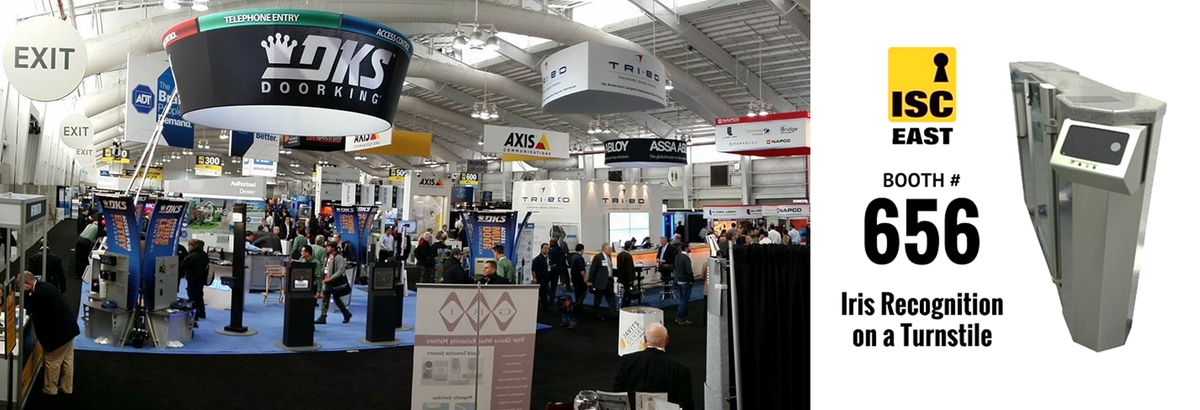 With #ISCEast only days away check out Booth 656 to see iris #biometrics on a #turnstile! sri.com/iom