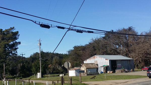 michaelmccarthy's tweet image. @communitynets Plenty of fiber on Hwy1 in rural Mendocino for overseas fiber cable not for community #anchornets