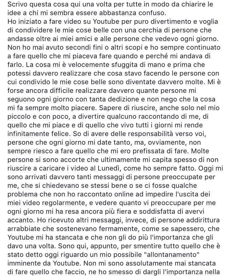 sofia_viscardi's tweet photo. Ci tenevo a farvi sapere un paio di cose per chiarire il casino che ho trovato oggi tra le mie notifiche. https://t.co/9Sex72cPS1