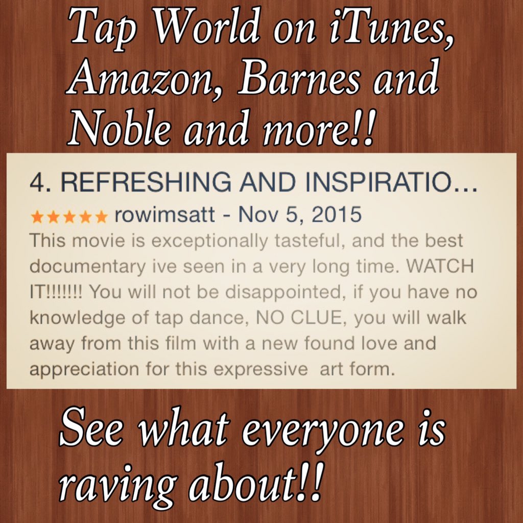 Do you have your copy of @tapworldfilm yet? We're thankful for the incredible response! #tapworldrelease #tapworld