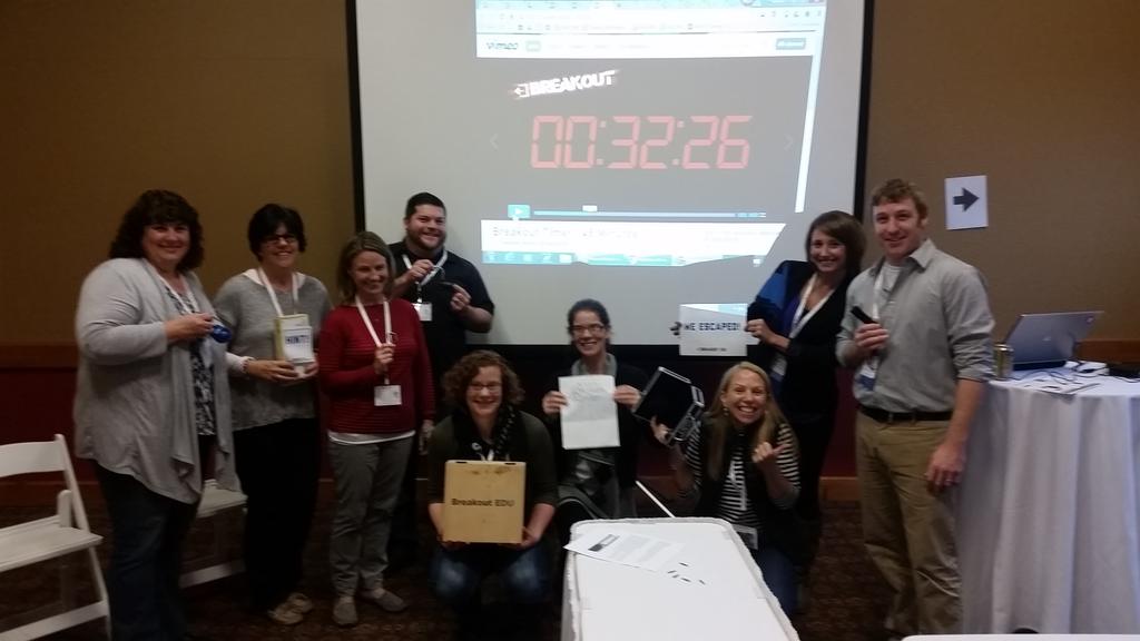 Another #breakoutedu success! Nicely done! #mwgs