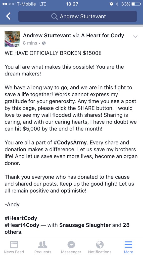 ChiveOnMizzou's tweet image. #iHeartCody #KCCO please like our Facebook page, donate, and keep sharing!