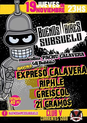 21gramosrock's tweet photo. este jueves se viene un fieston en @ClubVBar
#BsAsSubsuelo #ExC #Riphle #Greiscol
@VACOMOPINA @Aca_Pasan_Cosas https://t.co/meHr2SzTks