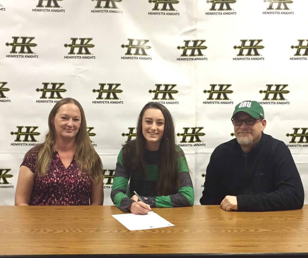 OBU_TrackXC's tweet photo. Welcome Daisy VanMeter from Henryetta HS, OK. 3-time state cross country champion - 800m &amp; 1600m state champion https://t.co/XgZH6xwSgS