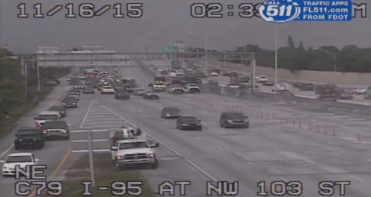 #BREAKING Southbound lanes of I-95 at NW 95th St. have reopened following morning shootings bit.ly/1lrySsJ https://t.co/CFeNKEpmOW