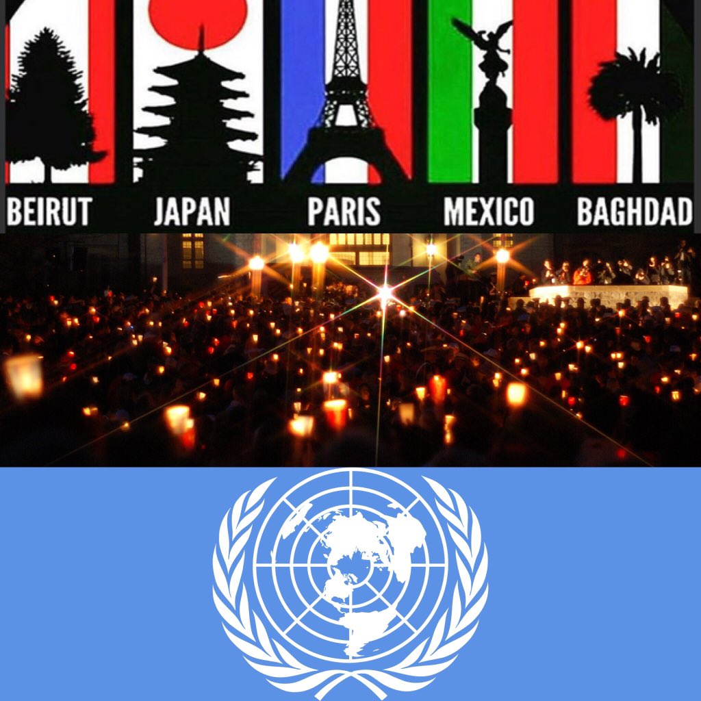 Hangify's tweet photo. [3/3] Students are unifying in acknowledgement of all affected by recent int'l tragedies. #prayforpeace 🌍 https://t.co/h8NSKZrAXA