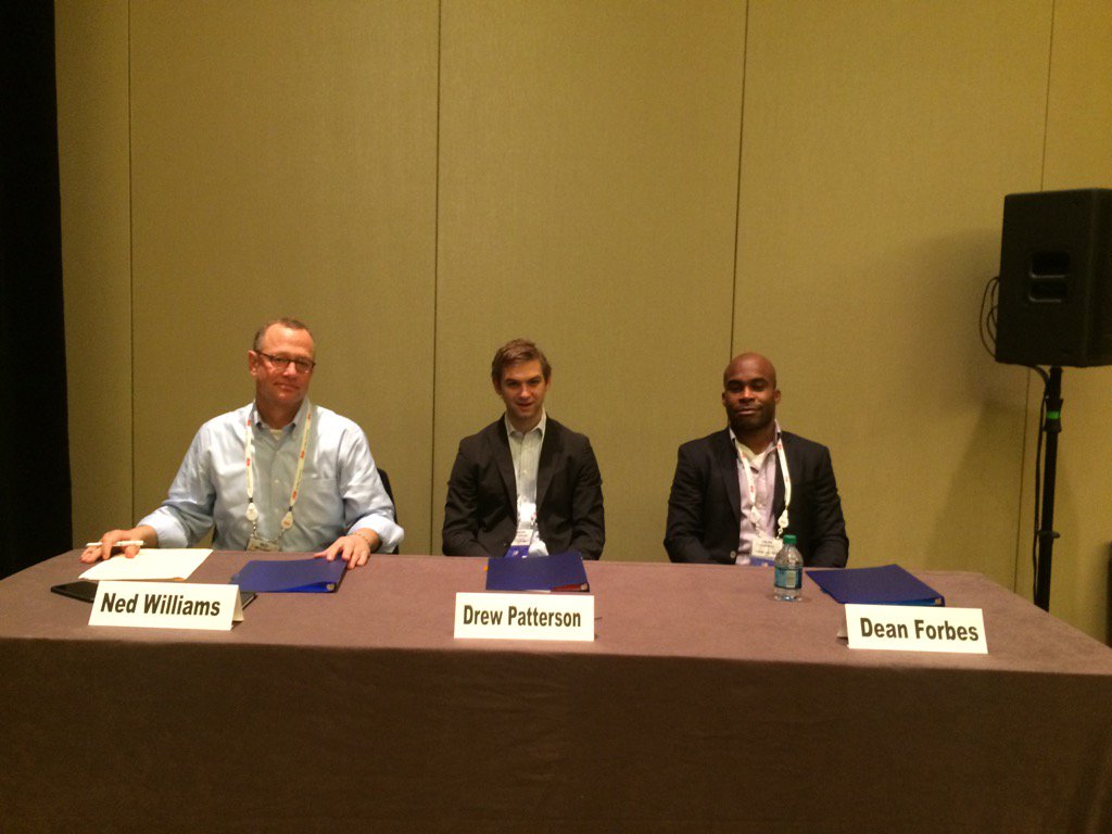 fmesny's tweet photo. @drewpats @DeanForbesKDS #nedwilliams @Phocuswright dragons for battleground Thanks @33entrepreneurs #33ustour https://t.co/hRkvpx3HdK