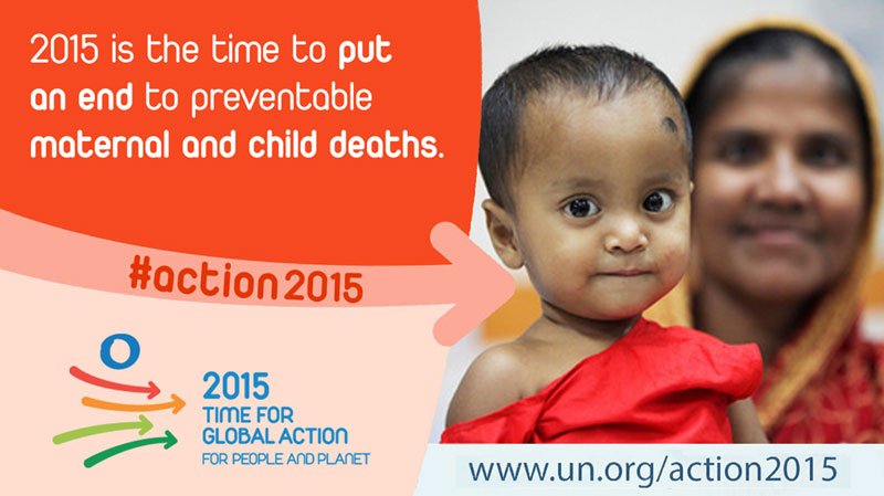 UN's tweet photo. #Action2015 calls for ending preventable deaths of newborns + more: https://t.co/JTMj28Sosk #WorldPrematurityDay https://t.co/ZvyBgj42f3