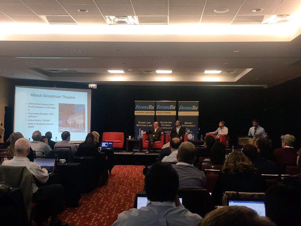 TixTank's tweet photo. Data allows @GoodmanTheatre to personalize patron communication. Super important! #FTS2015 https://t.co/C8838q5KhC