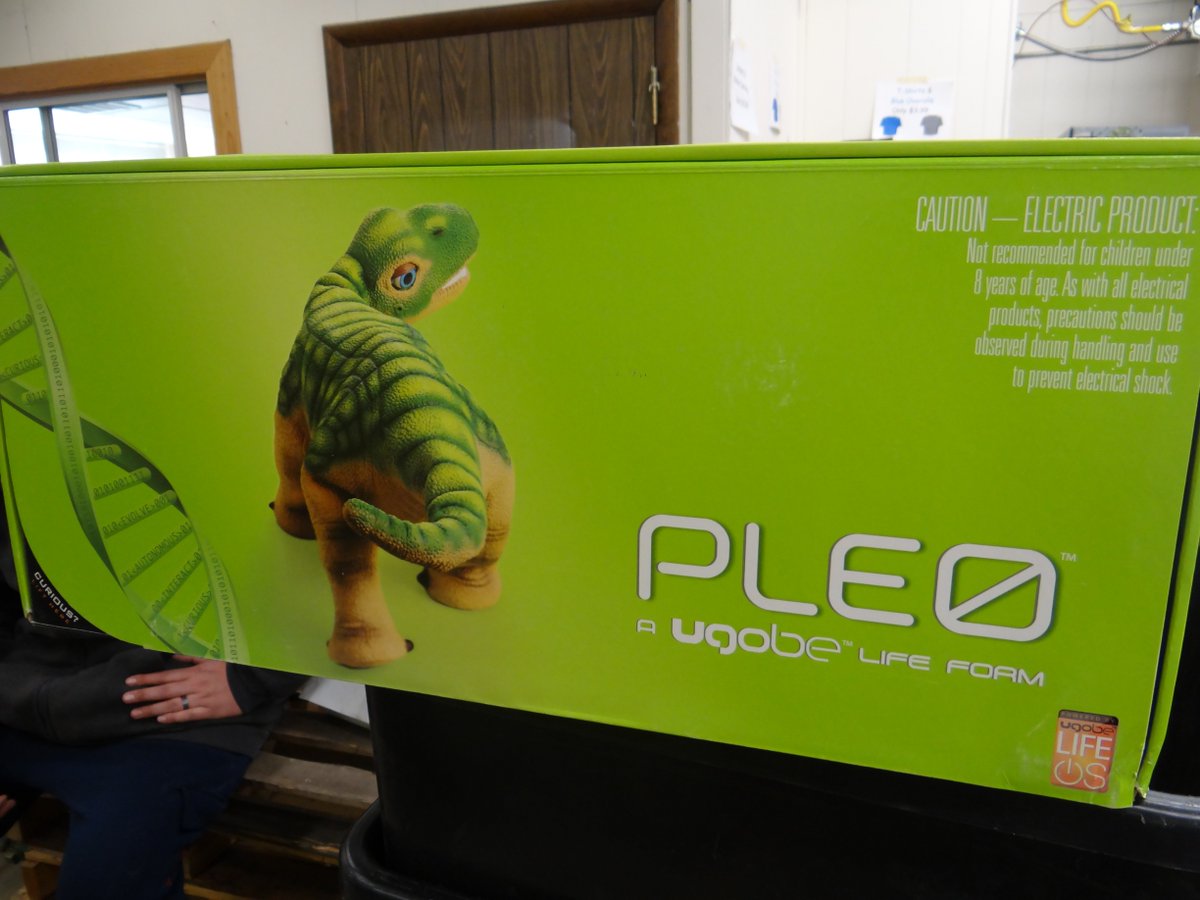 PLEO has arrived at the <a href="/reuseum/">The Reuseum</a> and classes are already being made! Stay tuned for info on classes in the future!